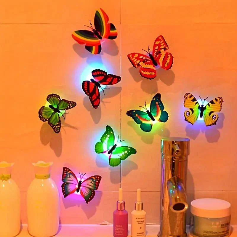 6 LED Butterfly Night Lamps - Ashiyna Shopping Mall