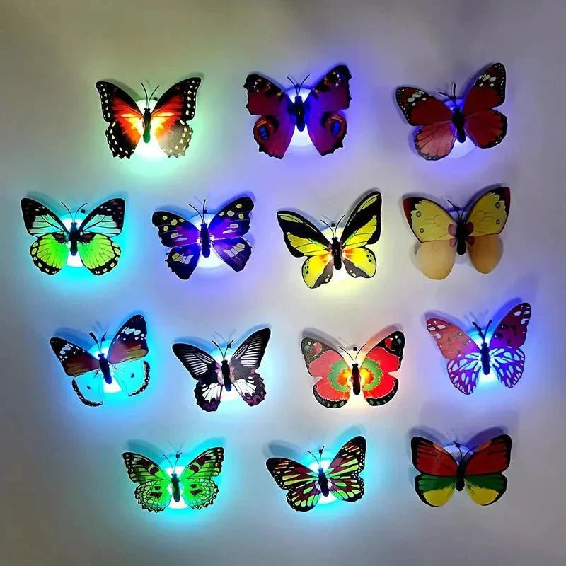 6 LED Butterfly Night Lamps - Ashiyna Shopping Mall